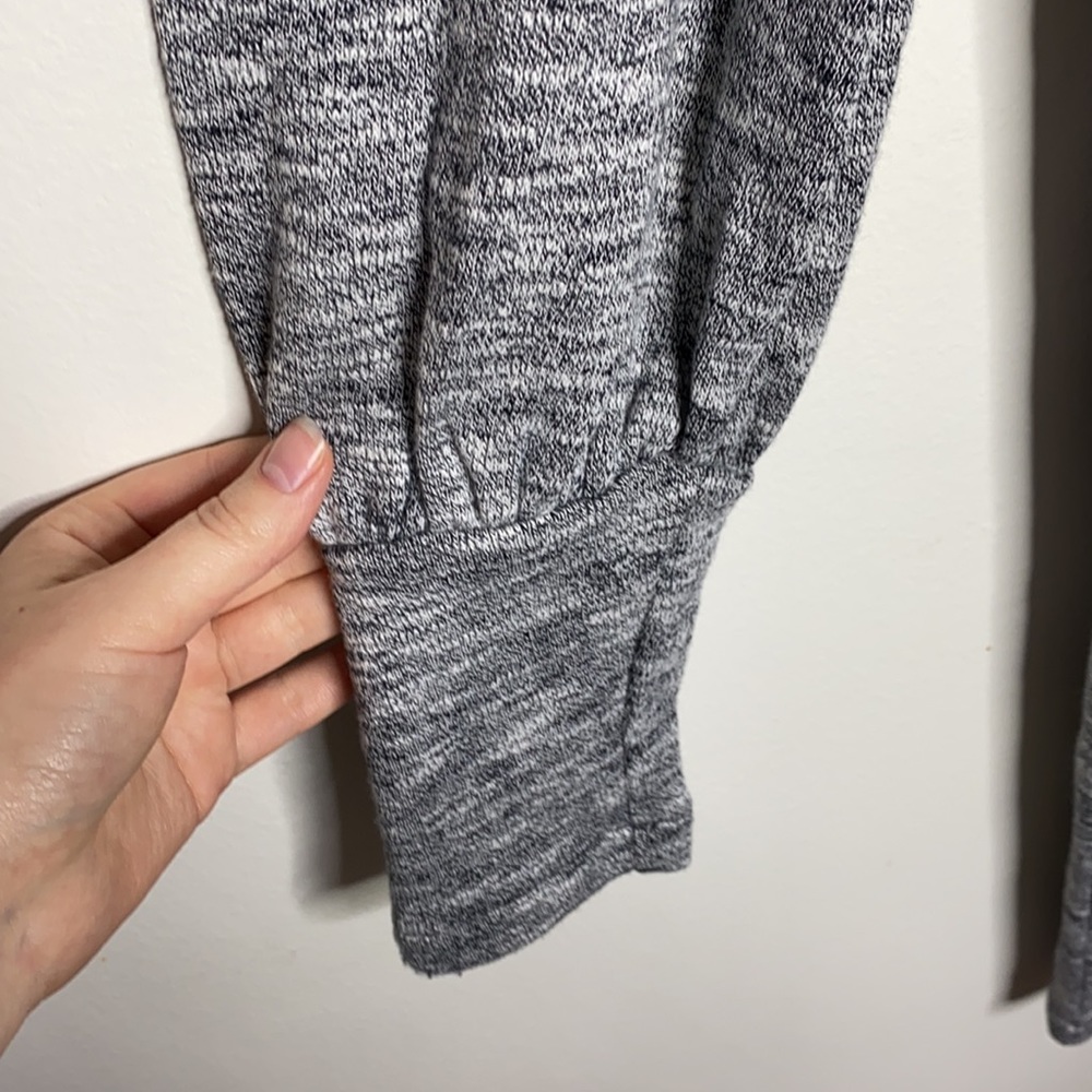 Madewell Heathered Gray Puff Sleeve Sweater Dress  size S - Picture 6 of 10